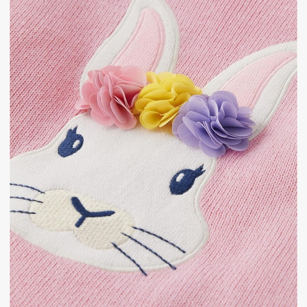 Pink Rabbit Sweater for Kids - Picture 2 of 2